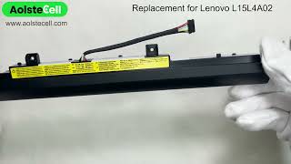 Replacement battery for Lenovo L15L4A02 14.4V 2200mAh 4 cells