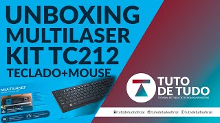 COMPRA NÃO! DEVOLVIDO!! Unboxing Kit Multilaser TC212 Teclado + Mouse (leia o comentário fixado)