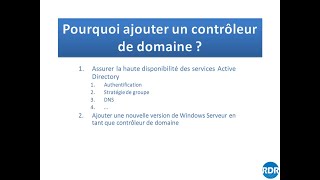 Active Directory : ajouter un contrôleur de domaine dans un domaine Active Directory