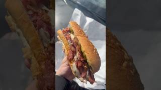 Jersey Mike’s Nee Hot Pastrami Sub #pastrami #jerseymikes #foodie