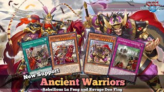 Ancient Warriors Deck New Support, Rebellious Lu Feng and Savage Don Ying [Yu-Gi-Oh! Duel Links]