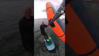 Gong Curve XL v2 speedtest in 15 knots of wind