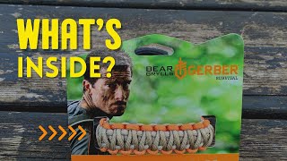 Bear Grylls Paracord Bracelet Review #whatsinside #Beargrylls