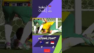 HIGHLIGHT AUSTRALIA VS INDONESIA AFC ASIAN CUP 2023 QATAR #australiavsindonesia #afcasiancup2023