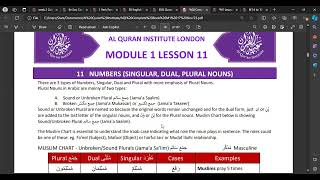 Module 1 Lesson 11-14