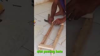 membuat alat pasang batu bata