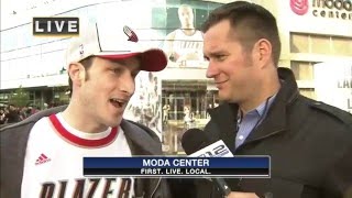 Hangin' in Rip City ahead of Game 4