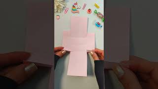 💓DIY How to make an easy candy Box, Papercraft Idea, Cute Gift #craft #art #trending #diy