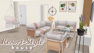 RESORT-STYLE HOUSE | The Sims Freeplay | House Tour | Floor Plans | Simspirational Designs