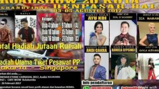 Audisi Online Gel 2 Indonesian Ethnic Carnaval 2017 Grand Final Denpasar Bali