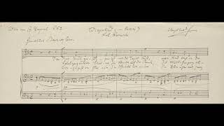 Hugo Wolf - Wiegenlied im Sommer (autograph manuscript)