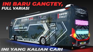 MOD BUSSID TERBARU || STJ GANGTEY REBORN JB3 SHD FULL VARIASI