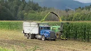 It's that time of year when the corn is coming down. Summer is over. (152)