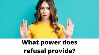 What power does refusal provide? (Matthew 4:1-11)