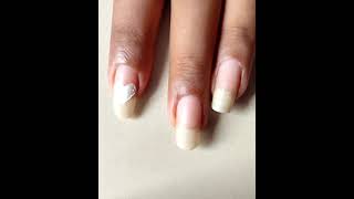 Heart Nail Designs tutorial | Simple and Heart nail designs with cellotape #shorts#heartnaildesign