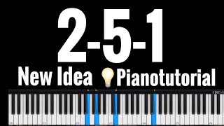 2-5-1 crazy approach | piano Tutorial