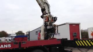 Scania met MKG HLP kraan met Jib