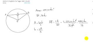 Esercizio 36 pag 60 IIC circonferenza e cerchio