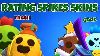 RATING SPIKES SKINS! (Brawl Stars)