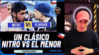 CLÁSICO DE CLÁSICOS | NITRO vs EL MENOR RED BULL 2024 SEMIFINAL #freestyle #redbullchile #chile