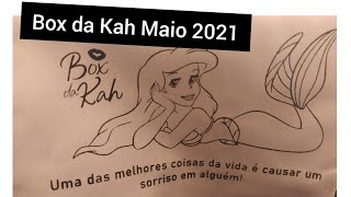 🐚💖🥰 Box da Kah Maio 2021 - Tema princesas, Ariel #Realize Seus maiores sonhos 🥰💖🐚