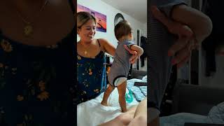 Funny Dancing Baby with Grandma - Lola