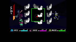 DELTARUNE chapter 1 jevil no hit (pacifist)