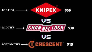 Knipex Lineman pliers VS Channellock VS Crescent