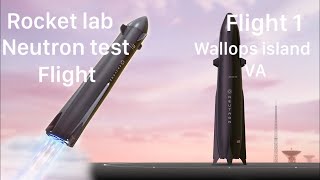 LIVE ON LOCATION: Rocket lab launches neutron test flight.