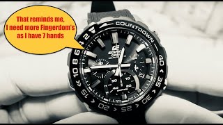 CASIO EdiFice Chronograph EFS-S550PB - This could be the best bang for features watch for the money!