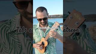 Serenading on a beautiful beach in Greece! #shorts #ukulele #ukulelecover