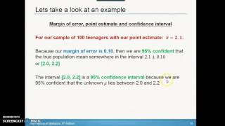 7.1 Confidence Interval: The Basics Part 2