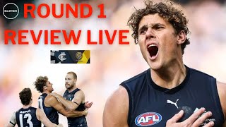 B.O.T | Carlton V Richmond 2024 | AFL Round 1 Review LIVE