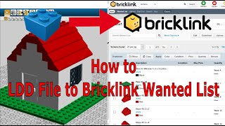 How to create a partlist on bricklink from Lego Digtial Designer | Tutorial