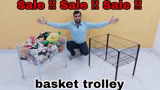 Basket trolley for your super mart and shop 😀