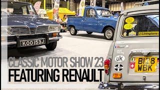 NEC Classic Motor Show 2023 part 1 (featuring Renault).