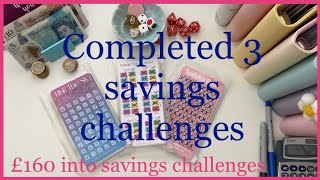 Completed 3 big challenges * Cash stuffing £160 * Started new challenge binder * Trust the dice 💕