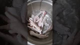 #washing_sound #chickenfeet #sound