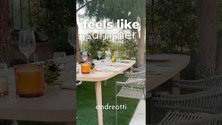 Upgrade your outdoor space with the Maset table!