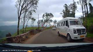 Mahabaleshwar Panchghani Road Towards Satara Highway 4K Dash Cam