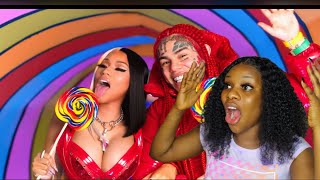 6IX9INE & NICKI MINAJ - TROLLZ (OFFICIAL MUSIC VIDEO) REACTION!!!!!!