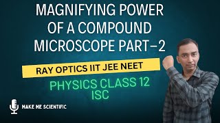 Ray optics | Compound microscope Optical Instruments | (Image at infinity)  PART -2 Class 12 Physics