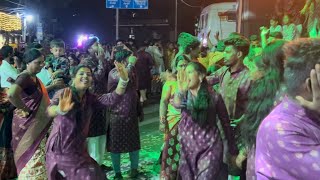 Superb Teenmaar dance | Raniganj Durga Mata 2023 | @vadinamardhalsaradavlogs9572 | dance 2023