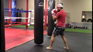 Kickboxing - Jab + Right Kick + Jab + Cross + Left Kick