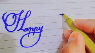 Neat and Clean Cursive design handwriting | Calligraphy beginners | AsmaCalligraphy