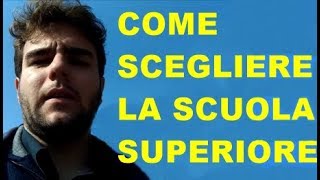 Vlog#8 Come scegliere la scuola superiore, faro' l'università?