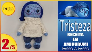 RECEITA AMIGURUMI TRISTEZA DIVERTIDAMENTE | PARTE 2/5