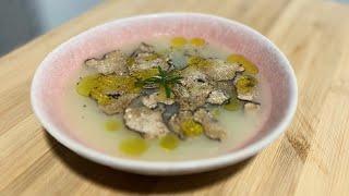 Winter warm soup with potatoes! Easy recipe