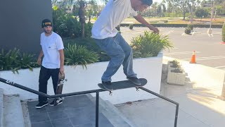 Pro skaters hit the streets