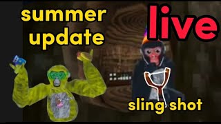 gorilla tag  live with viewers(playing minigames)